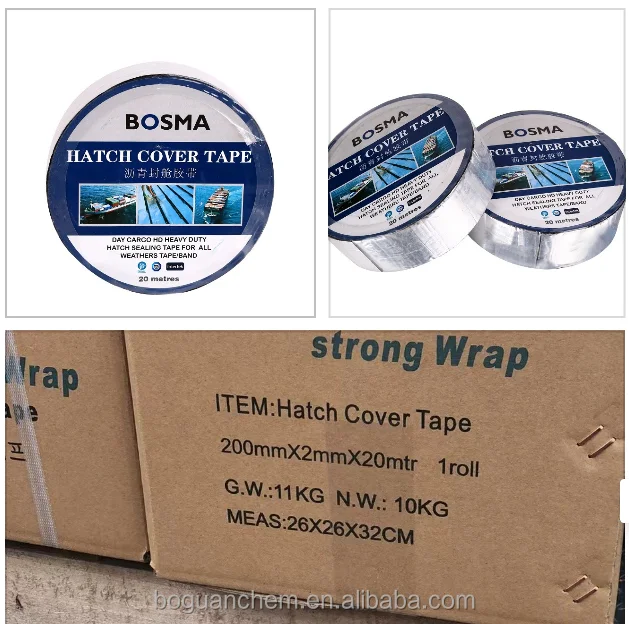 factory supply good price 1.5mm and 2.0mm by 20m/18m length  Decking bitumen Joist Tape Flashing hatch cover Tape for ship