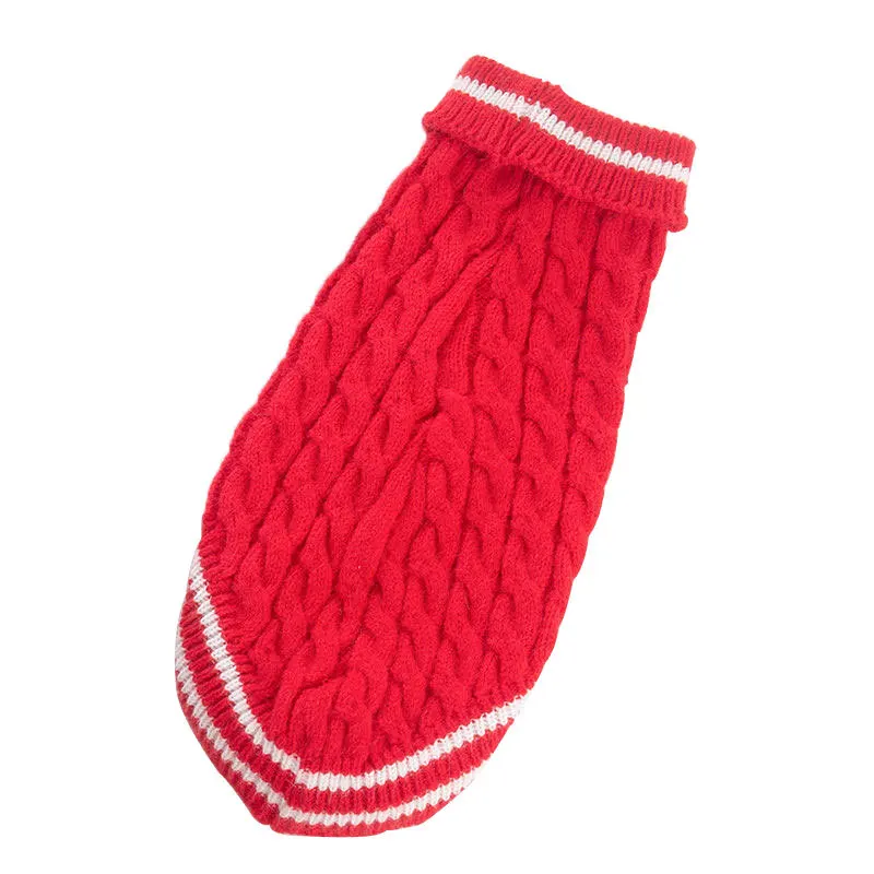 2021 модный свитер для собак Одежда для домашних животных Одежда для собак Роскошная красная одежда для домашних животных