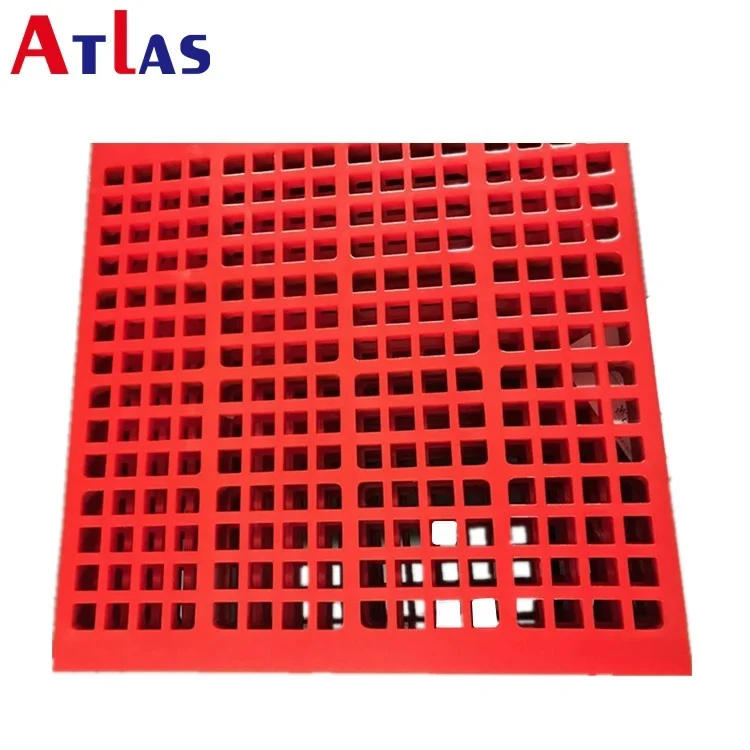 Customized elastomer polyurethane PU mining screen vibrating screen panel polyurethane panel sheet with hole