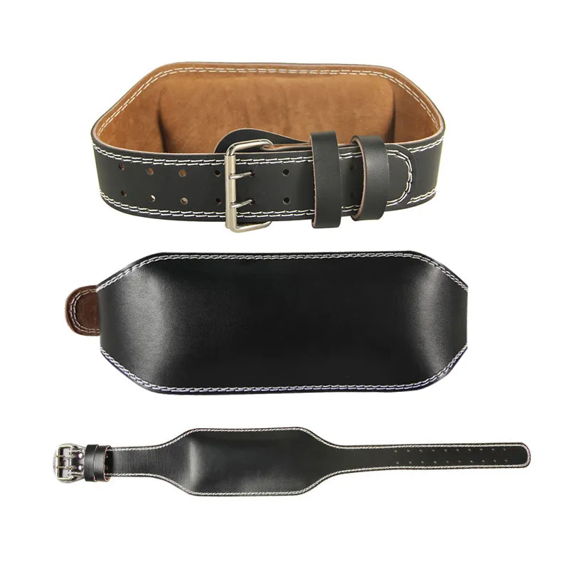 Weight Power Lifting Belt Deadlift Training Weight Belt Lumbar Back Support for Workout Gym PU Leather Weight Lifting Belt