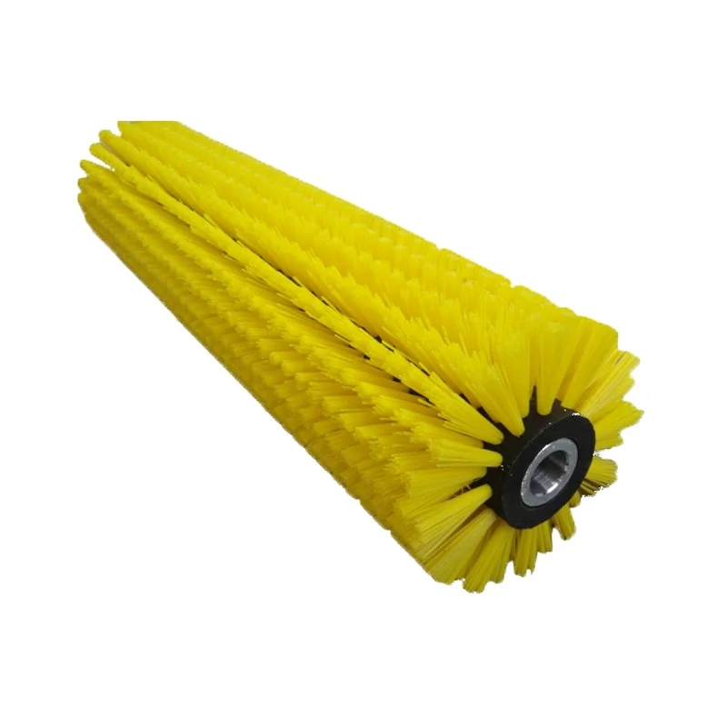 Industrial roller cylinder nylon brush for fruits and vegetables cleaning