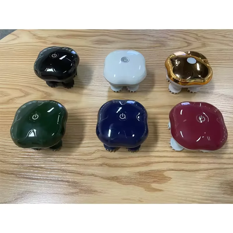 Head Massager Cordless Scalp Massager with 4 Kneading Heads 72 Nodes Portable Handheld Head Massager for Hair Growth