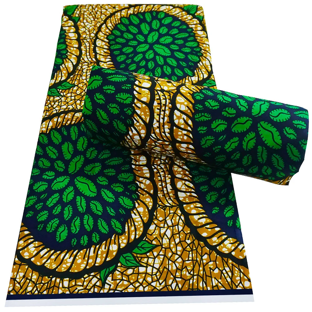 Hot Selling Ankara Design Wax Printing 100% Cotton African Wax Fabric For Dress