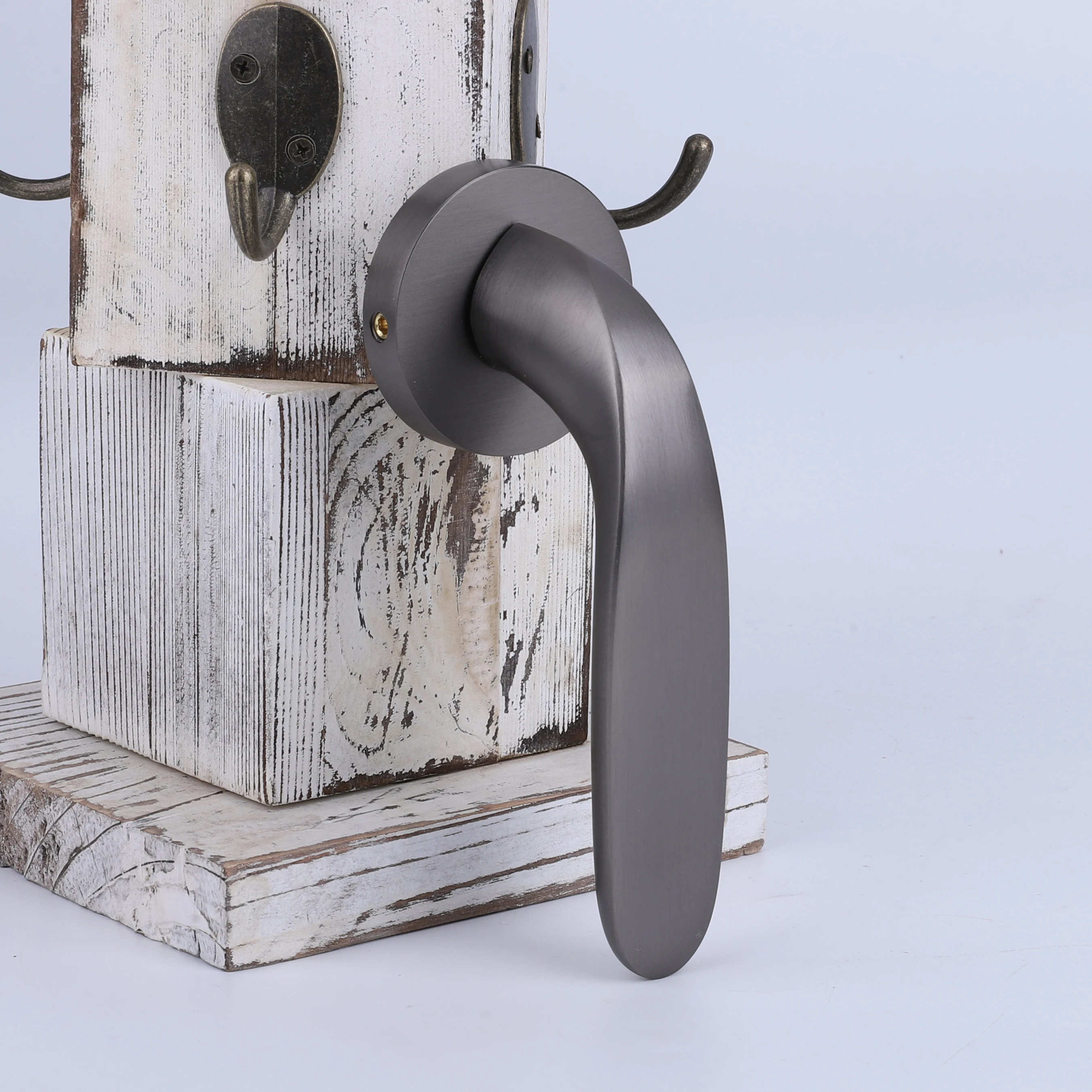 Современный портативный медный замок для спальни, проходной дверной матовый замок, дверные ручки