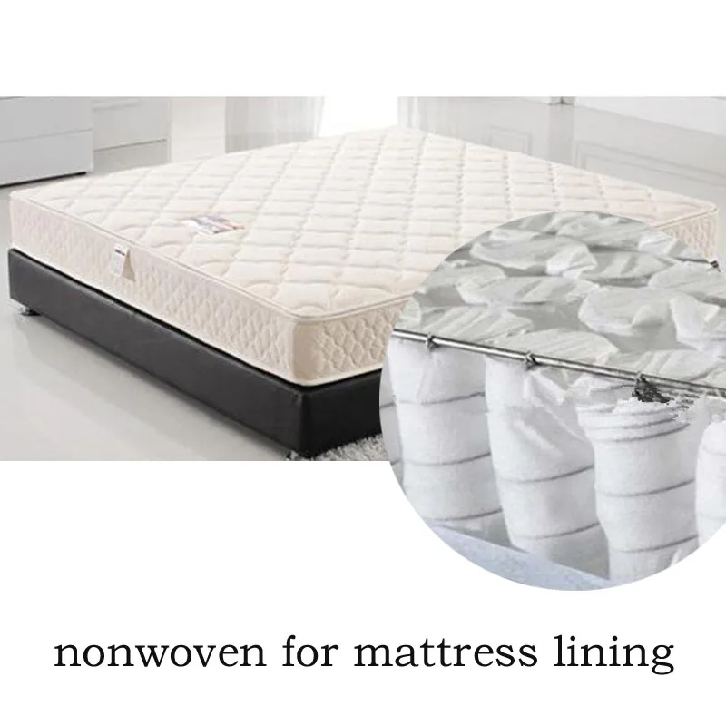 white nonwoven fabric for sofa lining mattress lining