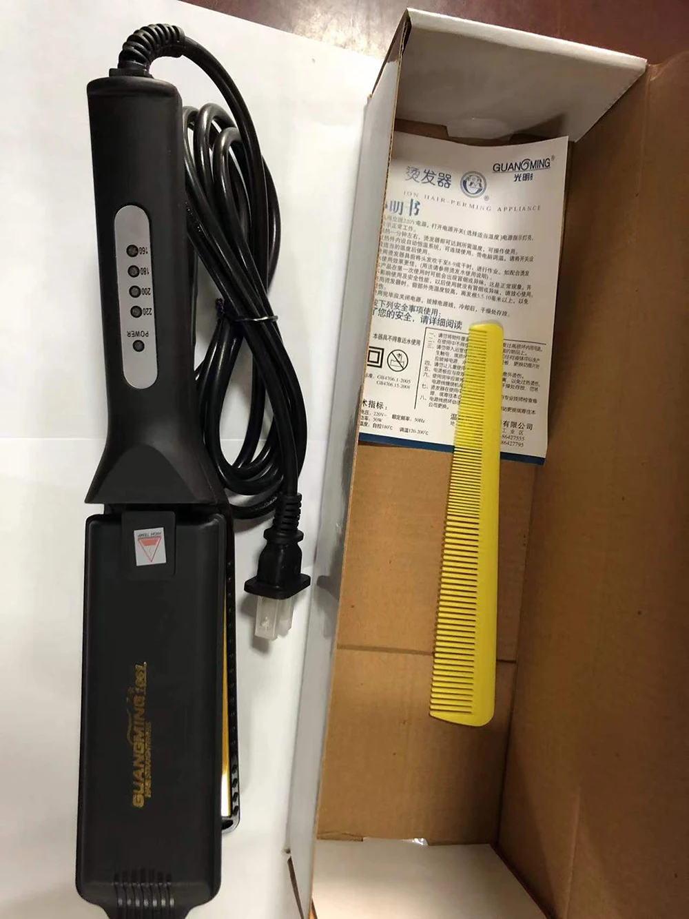 ML Wholesale High-Quality Adjustable Temperature Hair Straightener