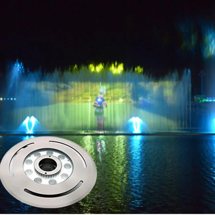 OEM DMX Pool Light For Fountain  Ip68 12v 24v Outdoor Underwater Rgb Led Fountain