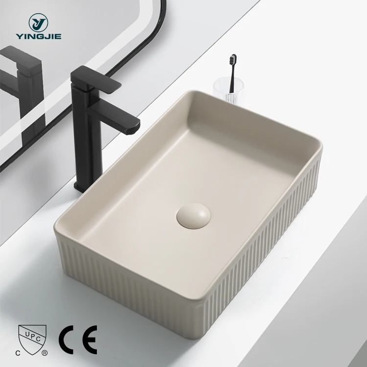 hand wash basin guangzhou sanitary ware rectangular overlaying sink for bathroom house