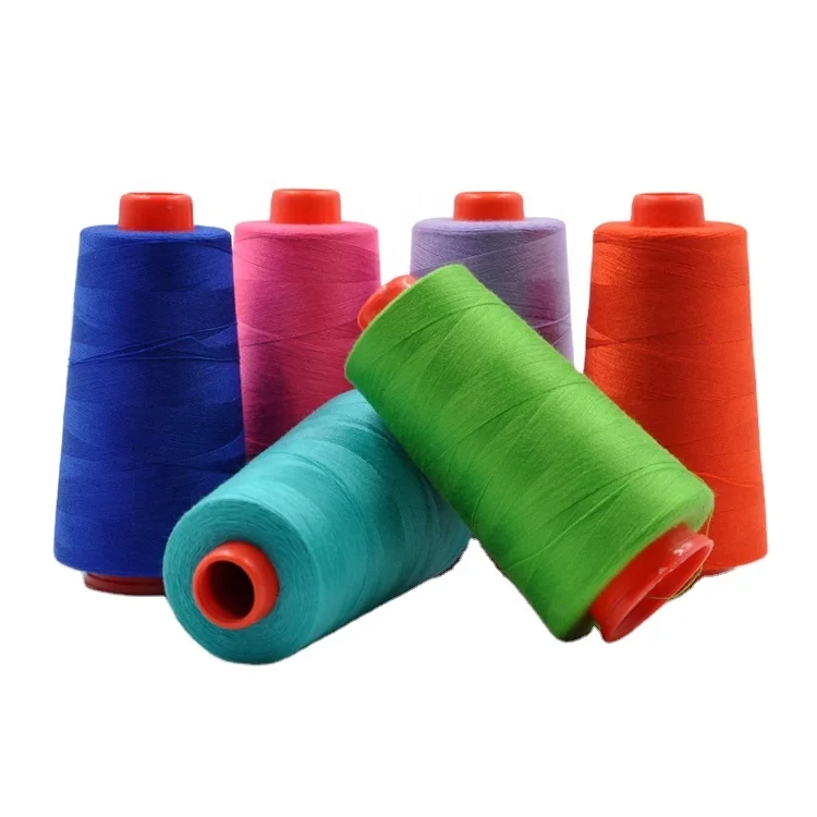 Cheap Price Factory Direct Sales High Elastic Polyester Sewing Thread 40/2 for Sewing