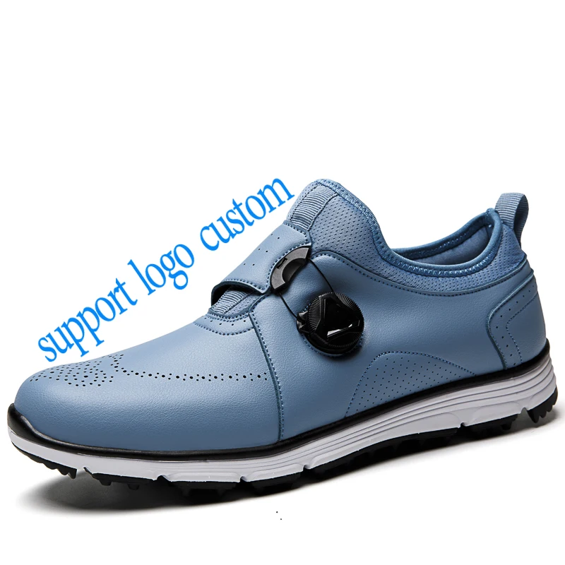 Кроссовки унисекс спортивные со съемным гвоздем, Уличная обувь для гольфа, модные сникерсы с автоматическим вращением, обувь для тренировок, большие размеры