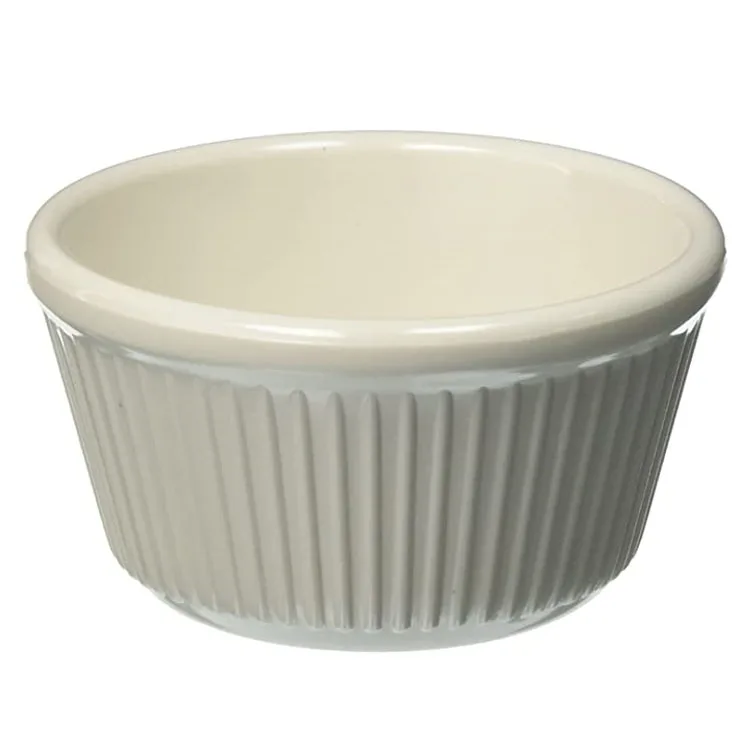  1 5 oz/2oz/4oz белый рифленый пластиковый меламин ramekin пластиковые