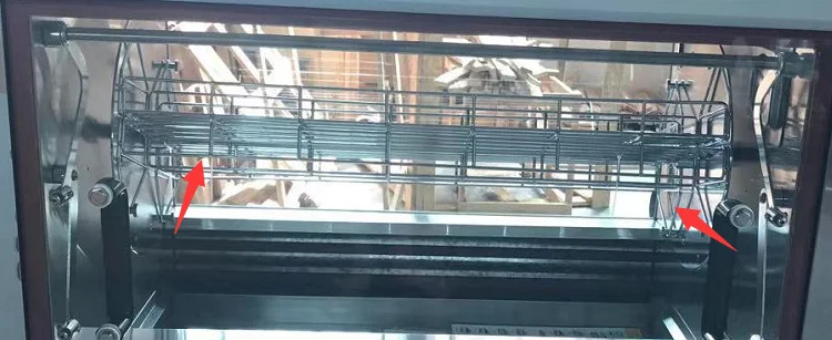 Electric chicken oven roasting rotisserie equipment