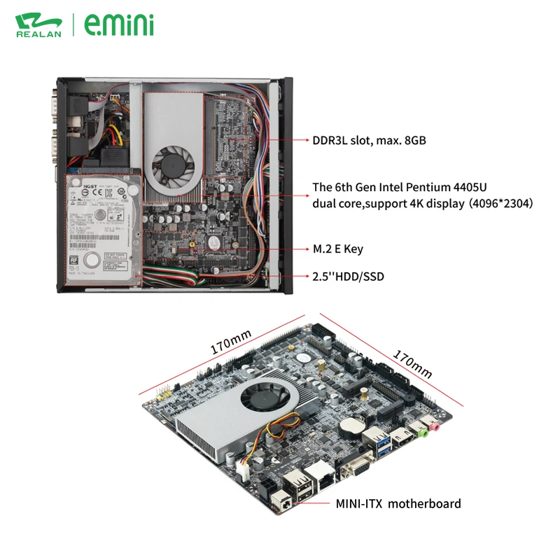 compact mini pc industrial linux OEM manufacturer
