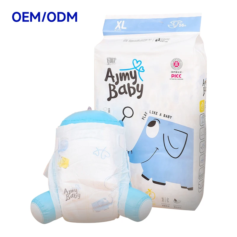 Customized High Quality Skin Care Soft Irritation Free Healthy Disposable Baby Diaper Absorbent Pants Manufacturer in China