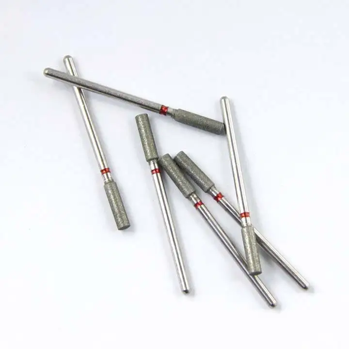 30pcs/box High Quality Medium Grit Diamond Bur Hp Electroplated Dental Lab Polisher Burs