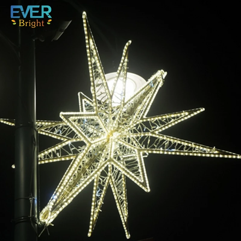 New product battery operated 3d motif star light LED neon desktop light