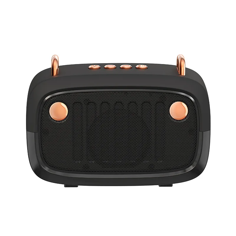 Portable Mini Retro Wireless BT Speaker With FM Radio 3D Stereo HiFi Sound Speakers Support TF Card