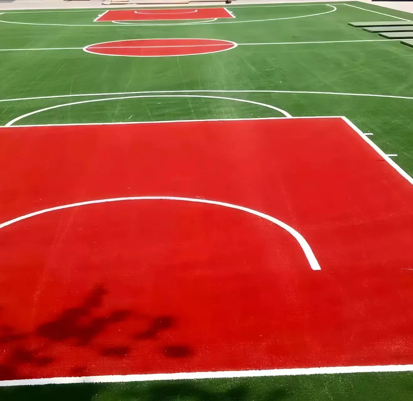 Silicon PU Material For School Basketball Court