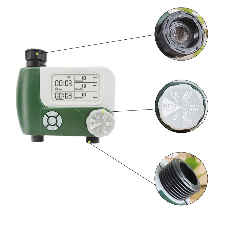 Smart agriculture garden Plastic Digital irrigation water timer Digital Automatic Lawn Watering Irrigation System Garden timer