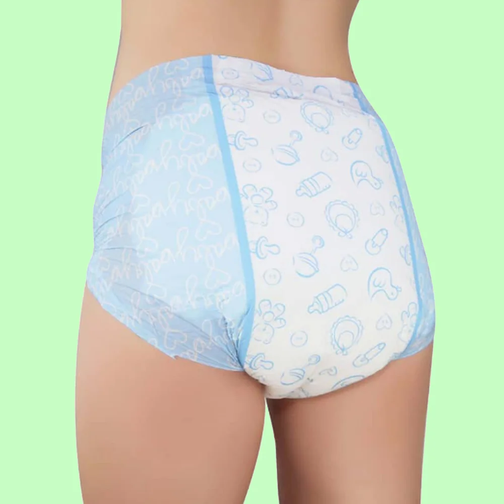 unisex cheap  ultra soft sexy abdl disposable ultra thick senior incontinence bulk women diaper for adult