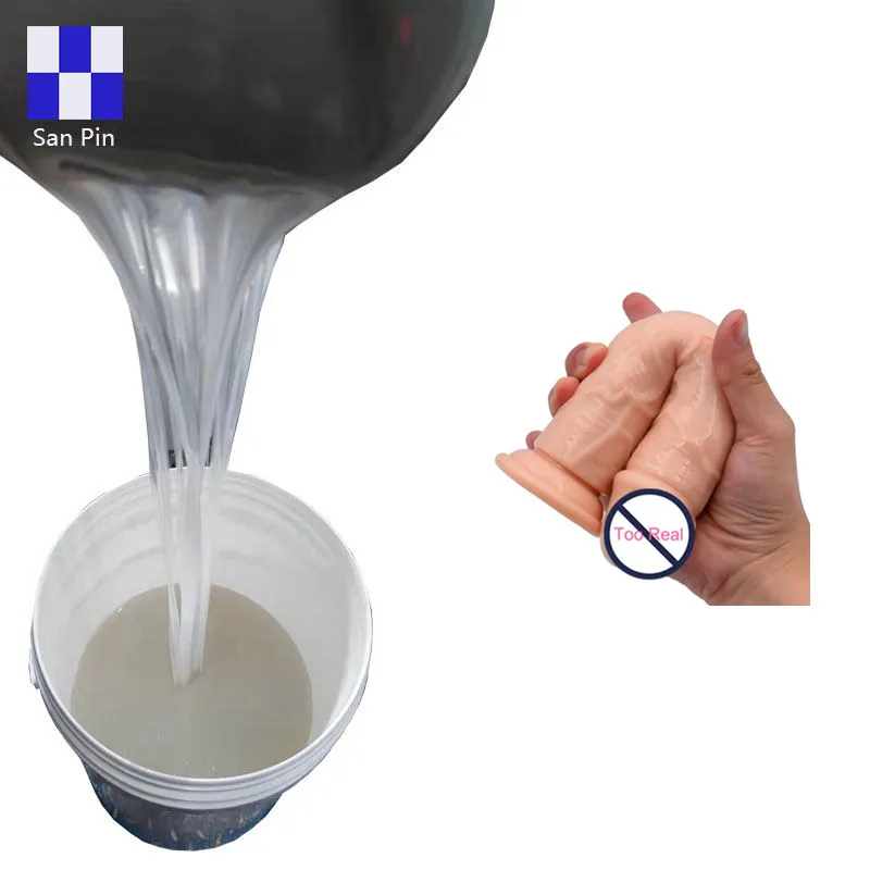 Factory Wholesale food grade liquid silicone rtv2 silicone platinum cure silicone for making artificial penis dildo