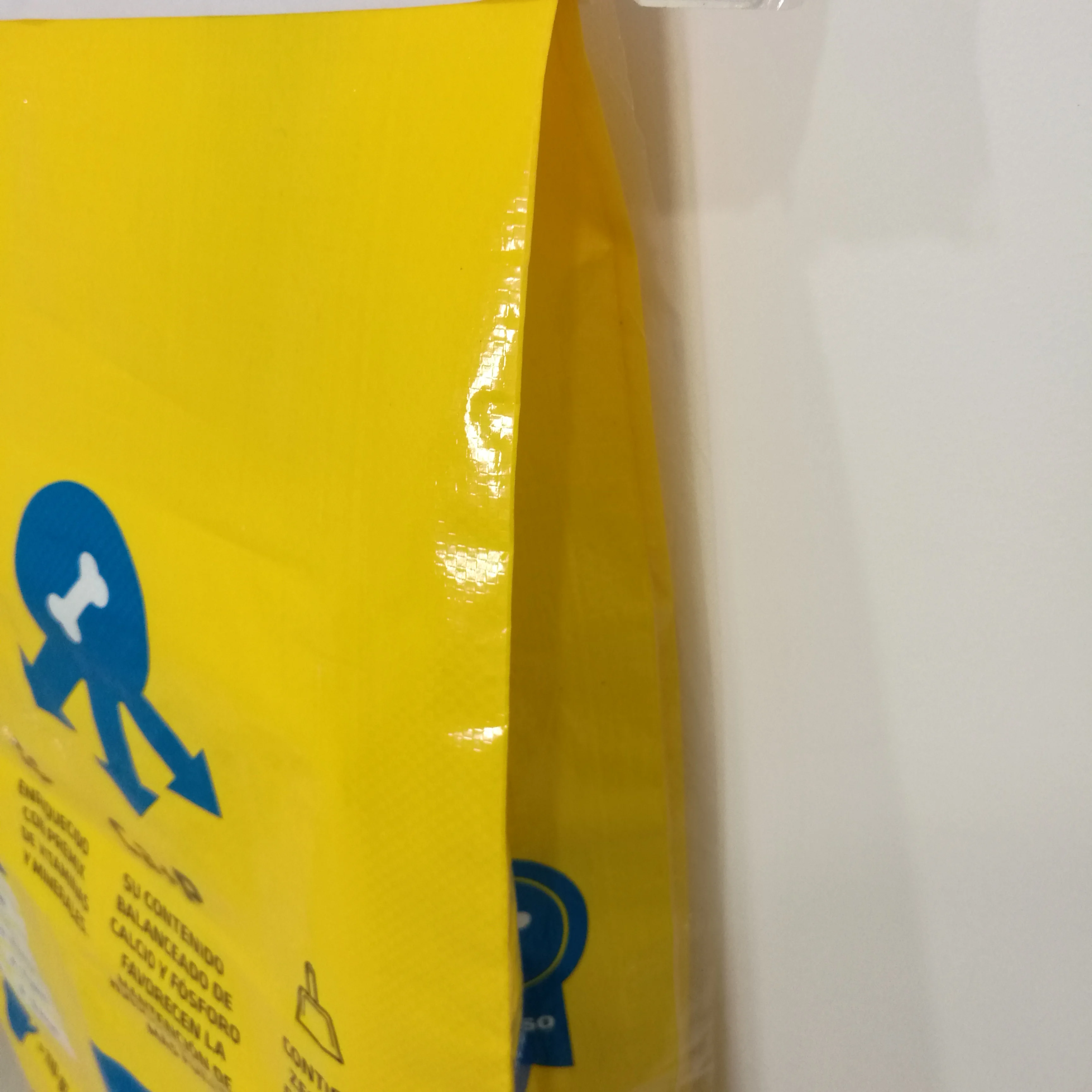 OEM plastic bopp woven laminated fish horse feed empty sack 50kg