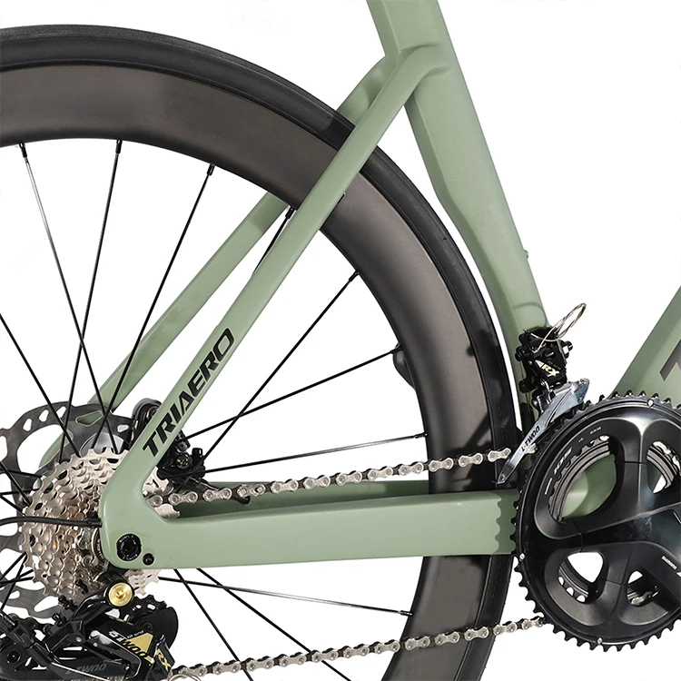 UCI tested all internal cable carbon road disc brake bicycle  with  LT-WOO groupset