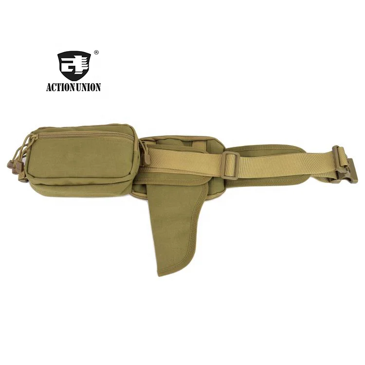 Action Union Concealed Carry Bag Fanny Pack Ultimate Gun Waist Hip Bag custom Tactical toy Gun Holster for P CS