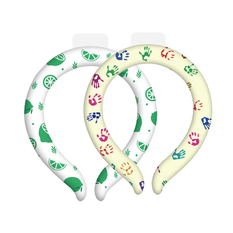 Custom TPU/PCM neck cooling ring wearable cooling neck wraps ice neck ring