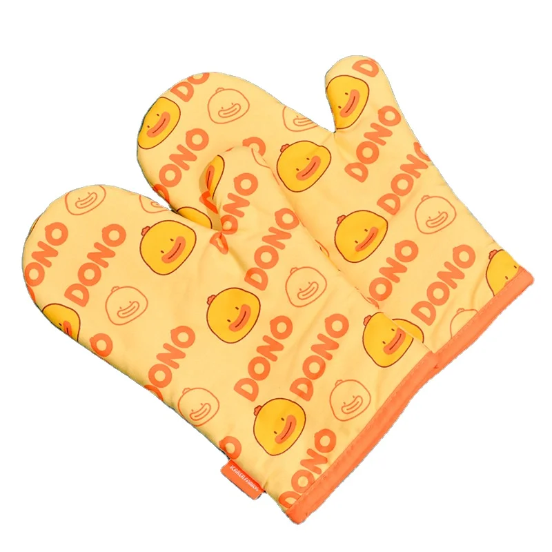 F424  Ike new Insulated mitten High temperature resistant microwave oven baking silicone mitten s