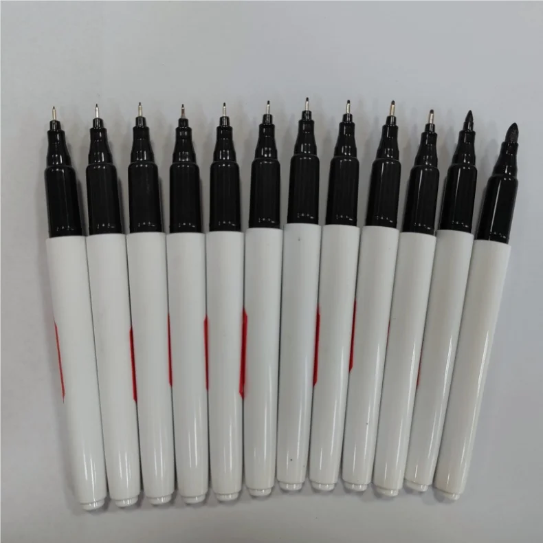 12 kinds of nibs syringe pen black water-based waterproof cartoon drawing hand-drawn very fine students with office art pen