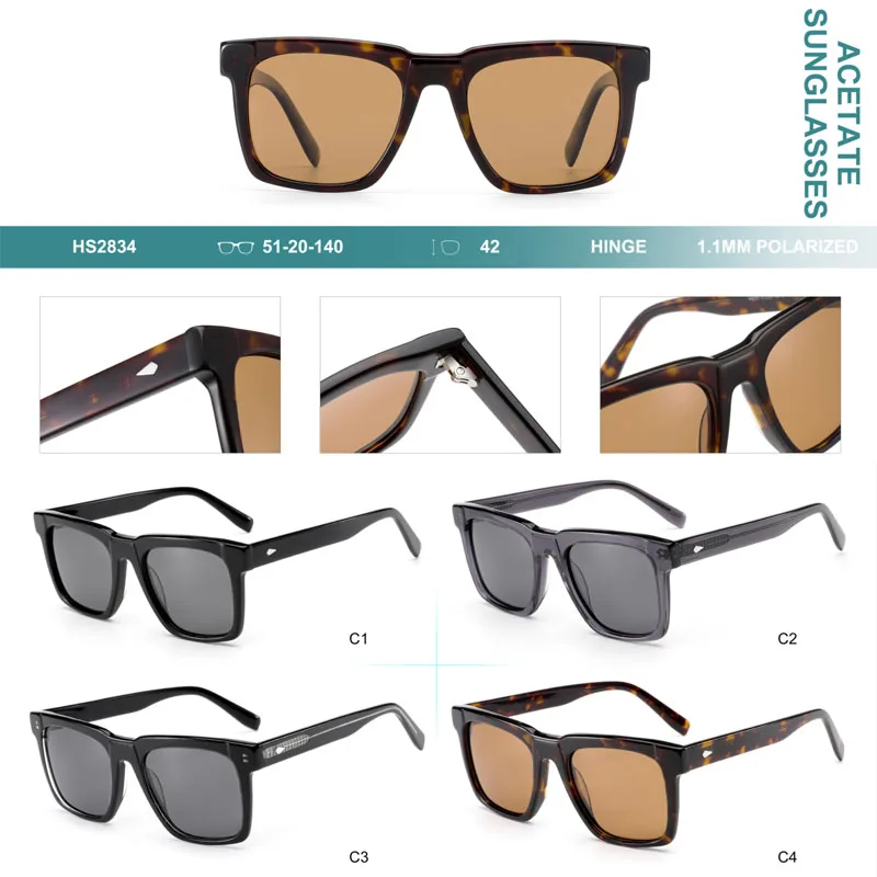 2024 high quality new design luxury sunglasses for men women square sunglasses