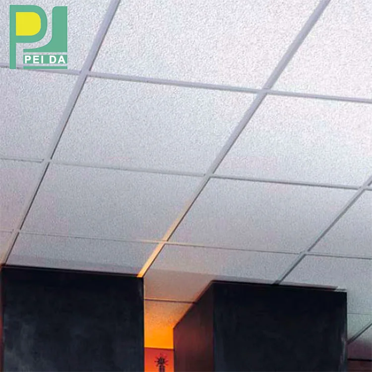 Easy To Install Interior Acoustic False Mineral Fiber Ceiling For Commerical