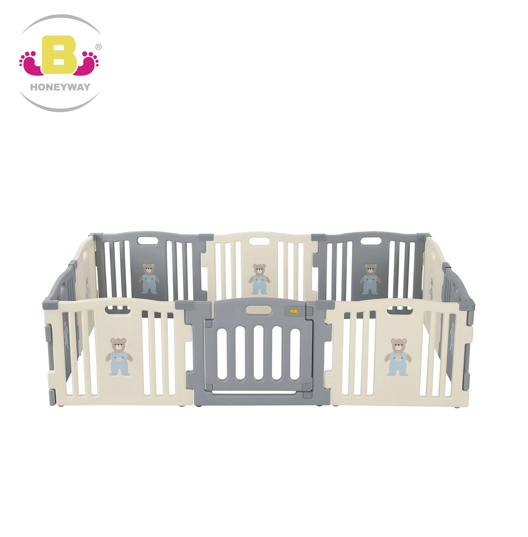 
Plastic High Quality EN ASTM Factory Price Baby Safety Playpen Fence Single Panel 