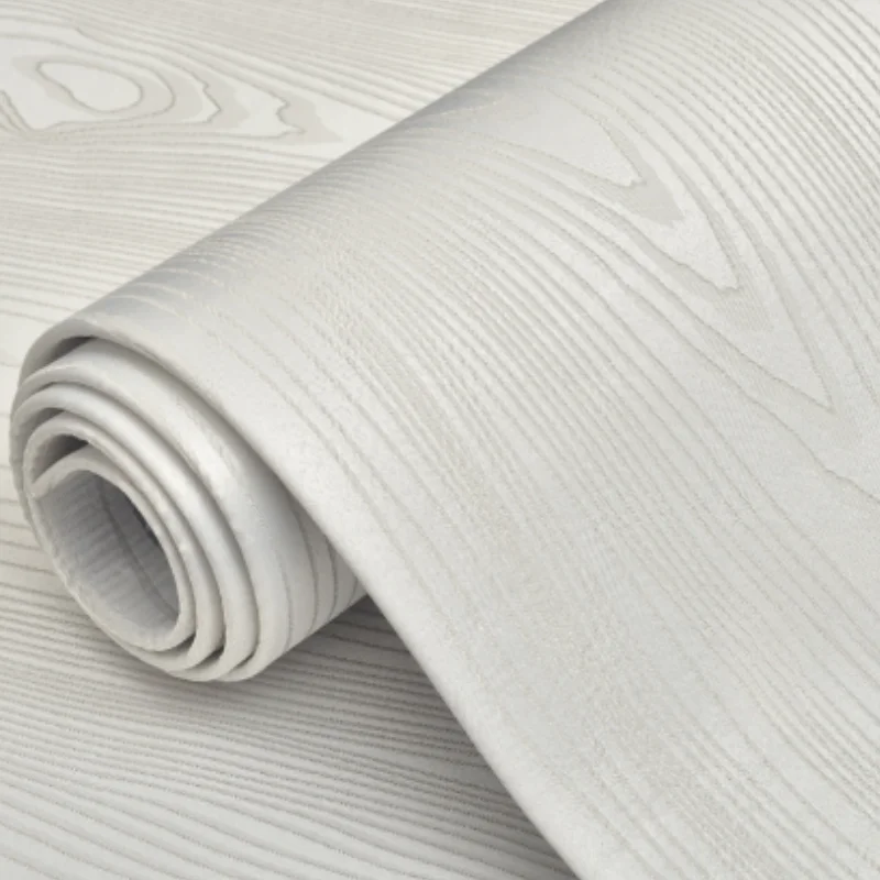 Self Adhesive XPE Material Easily Install Wooden Wallpapers Rolls Anti-collision Removabele Bathroom for Home Decoration