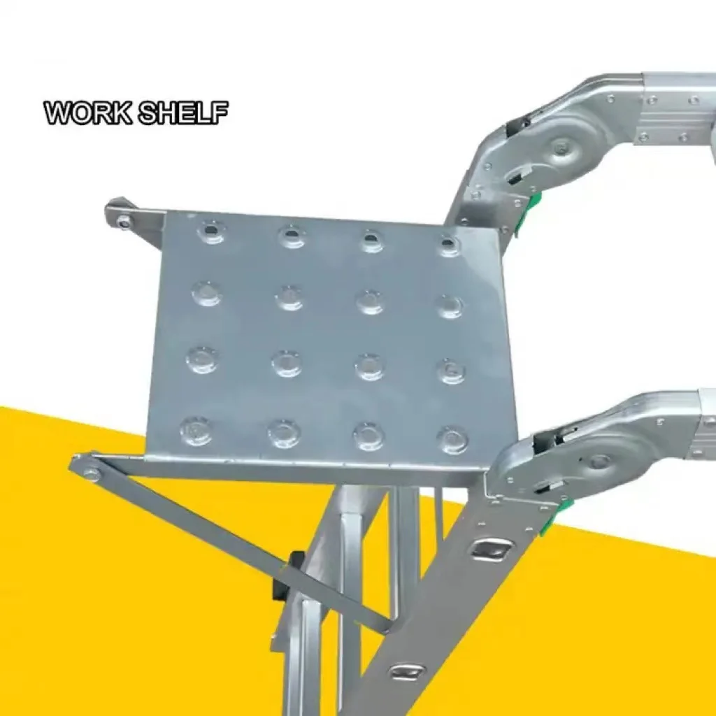 Professional use of aluminum multifunctional folding ladder large hinge multi-purpose ladder