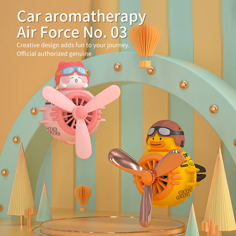 Custom Air outlet aromatherapy car creative gift Car perfume Car accessories propeller fragrance adornment