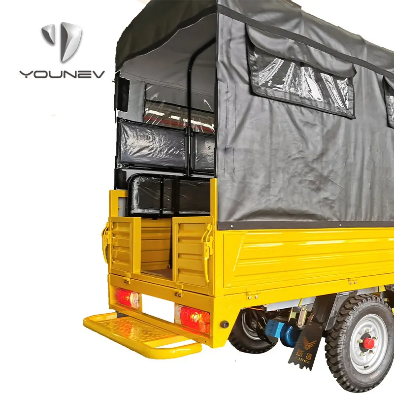 Электрический трицикл YOUNEV 60V 1500W для грузовых и пассажирских перевозок