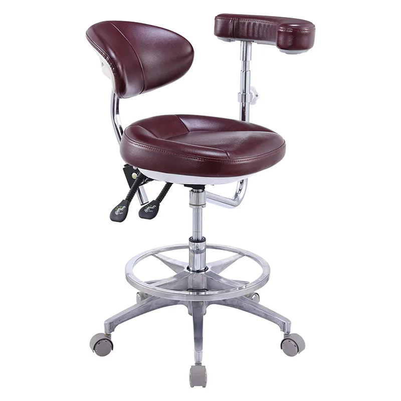 Foshan manufactures hot sale dental doctor chair dental stool round seat medical dental assistant chair stool