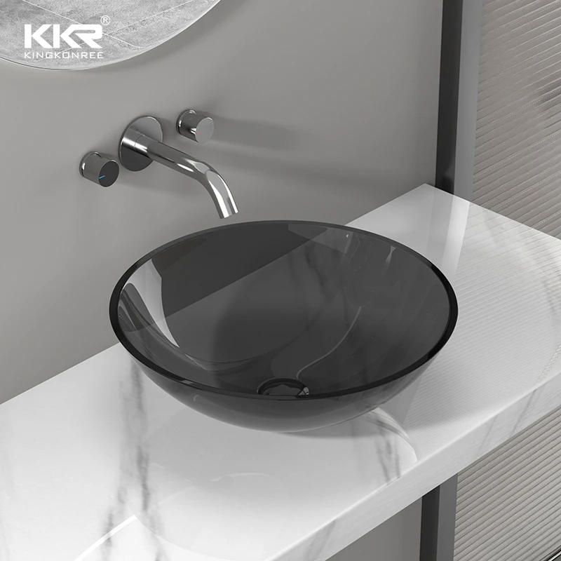 Good Quality Environmental Round Small Bathroom Sink For Apartment