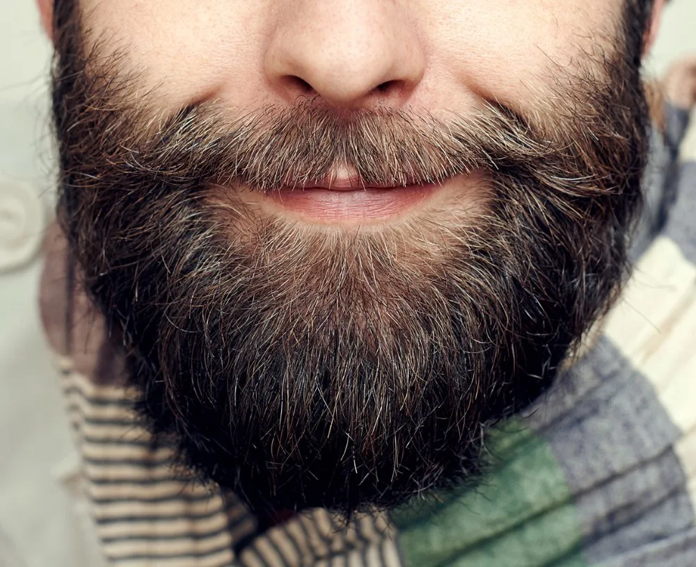 Beard Growth Gummies Mens Supplement Grooming Vitamins for Fuller and Thicker Beard with Biotin and Herbal Extracts 60 Count