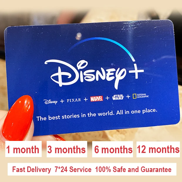 Disneyplus gift cards can charge for 4K premium Disneyplus accounts Disneyplus subscription 1 month 3   6  12 months 30 days