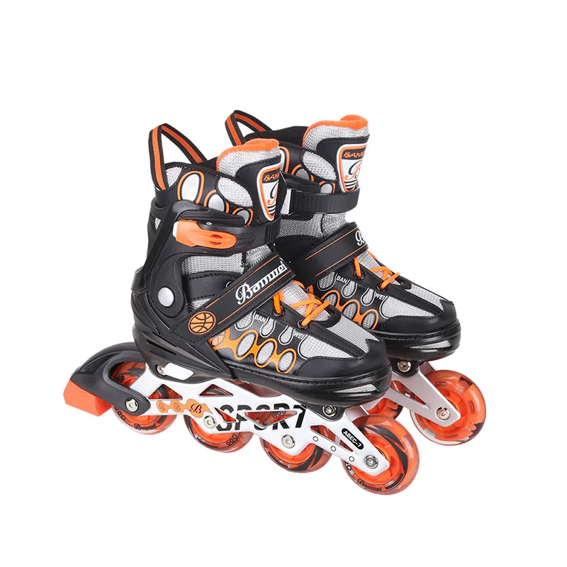 
2021 popular China factory High quality inline skates with PU light wheel 