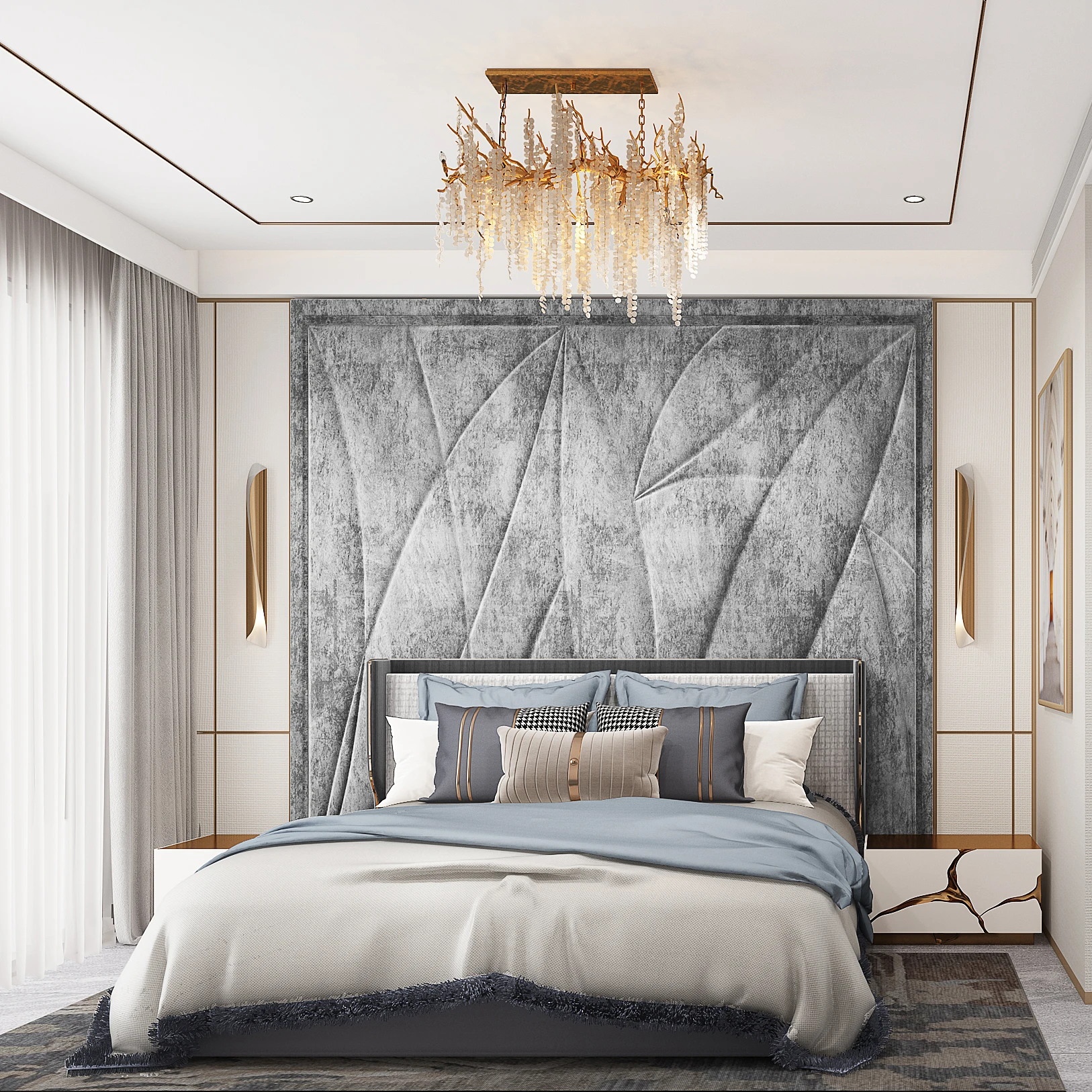 Contemporary Customized One Stop Solution Modern Hotel Guestroom Bedroom Furniture Sets For Project