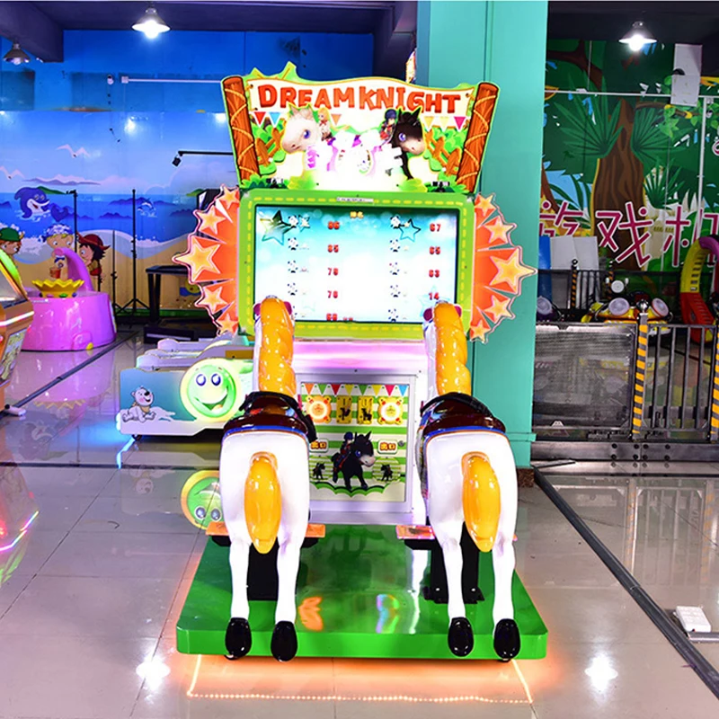 China Factory Horse Racing Kiddie Ride Game Machine Coin Operated Kiddy Ride On Toy