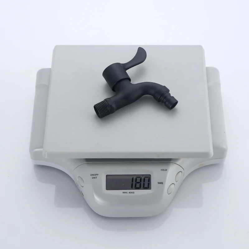 Classic best-selling black stainless steel 304 Body Water Tap Brass Cartridge With Iron Spindle