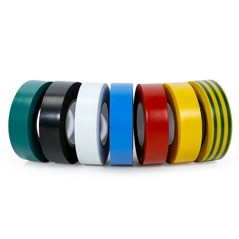 High Voltage Resistant Flame Retardant Vinyl Custom Printed Colored Electrical Tape