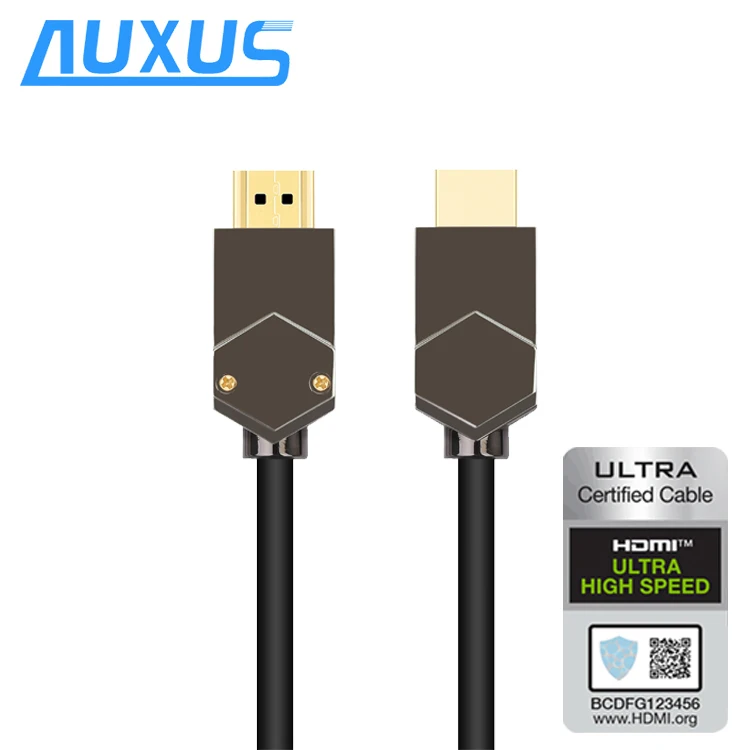 Сертифицированный Высокоскоростной HDMI-кабель YUV444 3D 8K @ 60 Гц 4K 120 48 Гбит/с золотой для