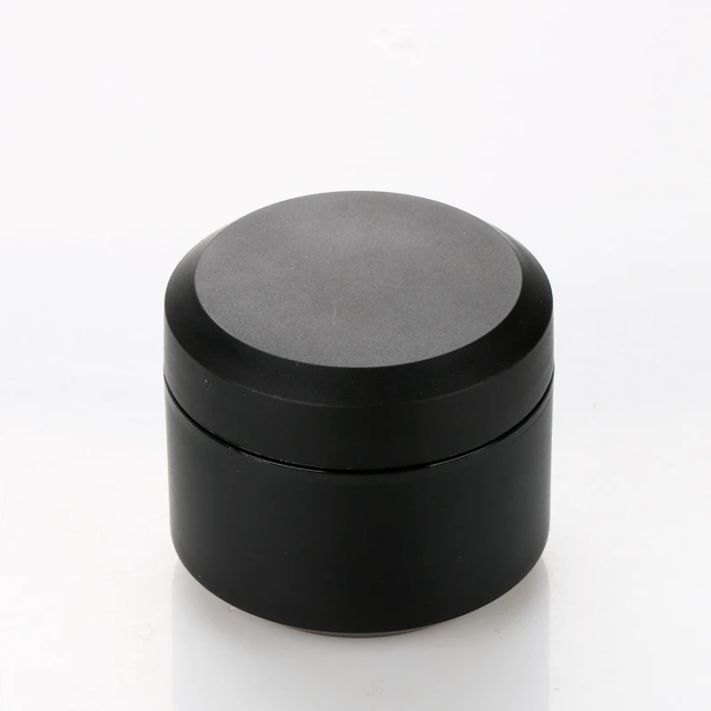 Индивидуальные пластиковые банки для косметики Гель-лак пластик с крышками оптовая продажа цветной гель на заказ черная банка 100 мл LRA11155