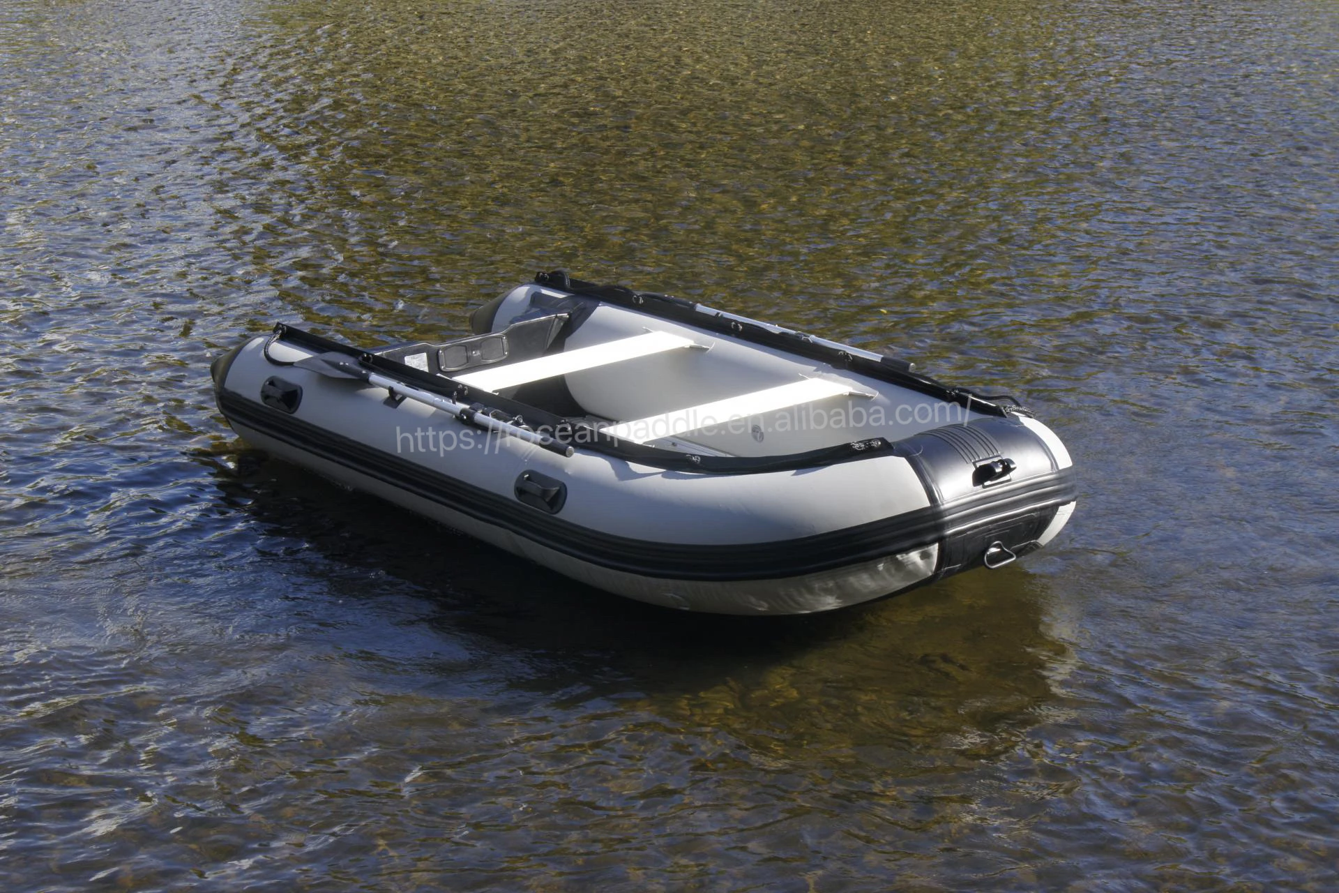 Folding Foldable Plywood Pvc Hypalon Aluminum Floor Inflatable Floating Light Weight Fishing Boat